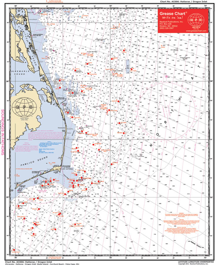 Oregon Inlet Navigation Chart
